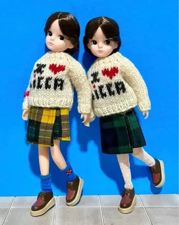 브라이스 공식 레트로 신발 복각판 초대 리카짱 체리짱