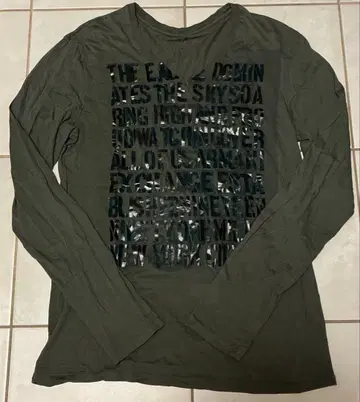 ARMANI EXCHANGE V넥 긴팔 T셔츠 남성용