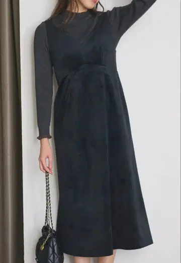 Feroux 벨로아 오버롤 스커트 새상품