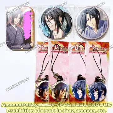 박앵귀 히지카타 특전 캔뱃지 홀로그램 캔뱃지 캔 스트랩 7종 세트