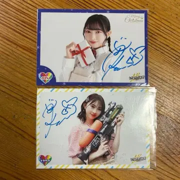 초 도키메키 선전부 츠지노 카나미 사인 포함 브로마이드 세트