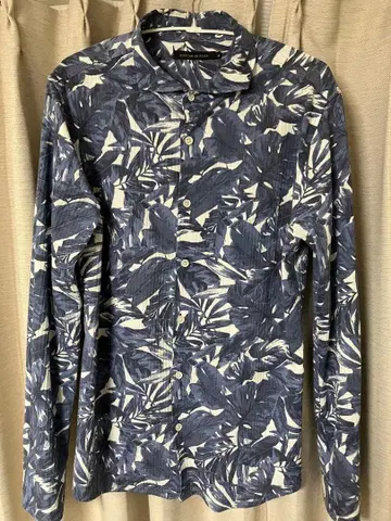 GOSTAR DE FUGA 긴팔 셔츠 46 네이비/화이트 푸가