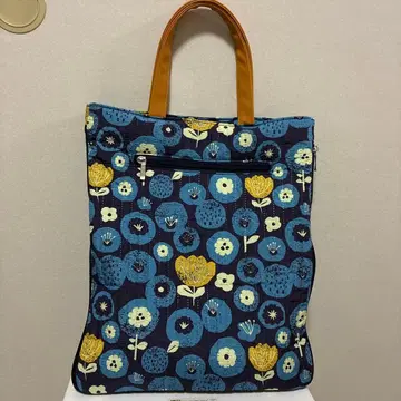 꽃무늬 패브릭 소재 토트백