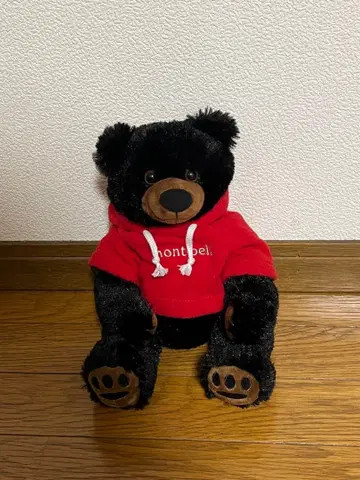 몽벨 몬타베어 후드 부착 봉제 인형