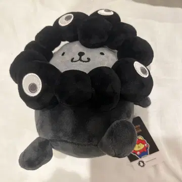 산리오 미야쿠미야쿠 변신 봉제 인형 블랙 폼폼푸딩