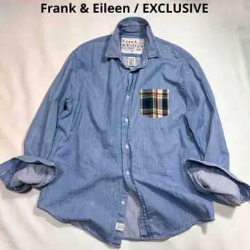 xs 프랭크앤아이린 익스클루시브 데님 셔츠 긴팔