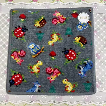 FEILER 하이디 프렌즈 포레스트 그레이 타월 손수건