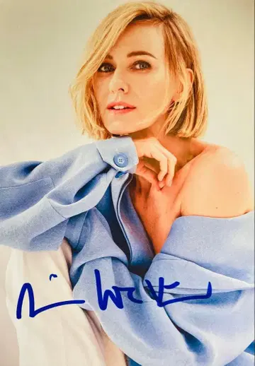 나오미 와츠 친필 사인 사진 더 링 21그램 킹콩 q0