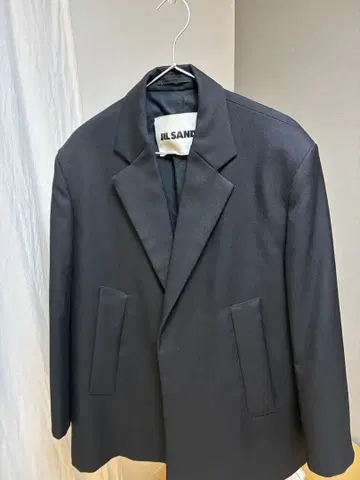 질 샌더 블랙 테일러드 자켓 23AW 46