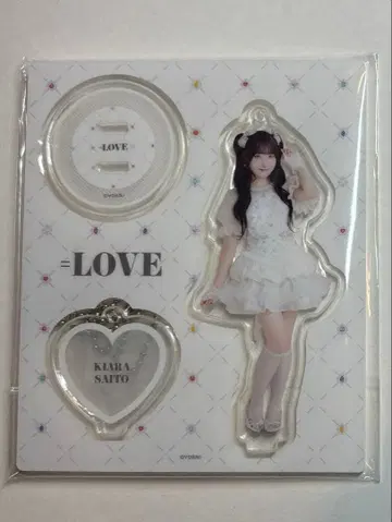 사이토 지아라 보석 의상 아크릴 스탠드 아크릴 키링