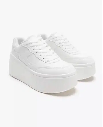 ZARA 통굽 스니커즈 화이트