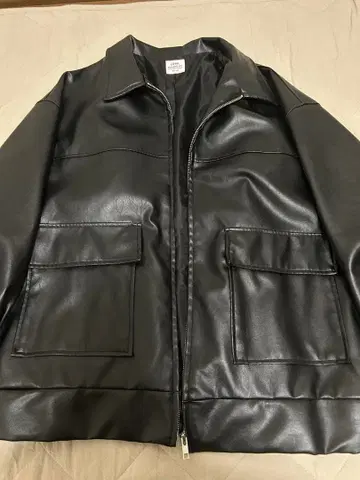 coen 블랙 가죽 자켓