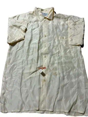 구제샵 구매! 100% PURE SILK(실크) 90s 빈티지 반팔 셔츠