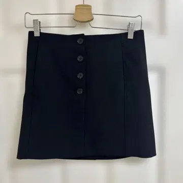 COS 버튼 블랙 미니 스커트 EUR 32