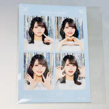 =LOVE 사사키 마이카 4컷 포토 카드