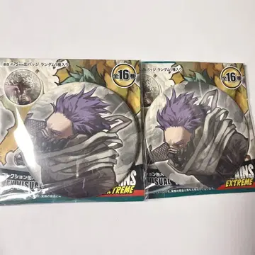 나의 히어로 아카데미아 원화전 캔뱃지 신소 히토시 2개 세트