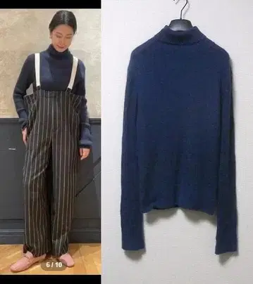 이에나 IENA LA BOUCLE FUUGA 리브 터틀 풀오버 니트