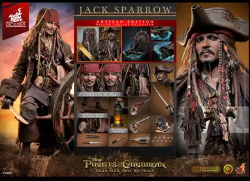 핫토이즈 1/6 잭 스패로우 식모판 아티산 DX39AE