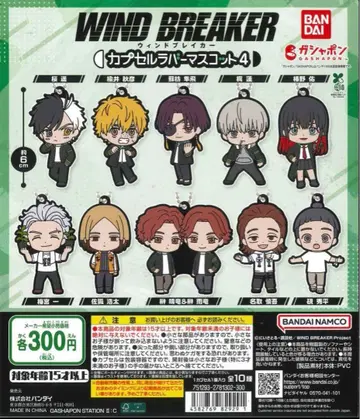 WIND BREAKER 윈브레 캡슐 러버 마스코트 4종 전 10종