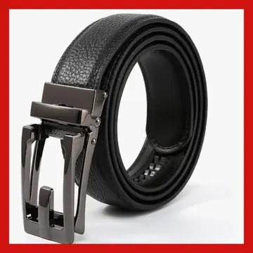 벨트 남성용 남성 벨트 오토락 버클 천연 가죽 비즈니스 수트