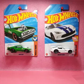 핫휠 2대 세트 킹 쿠다 2013 SRT 바이퍼