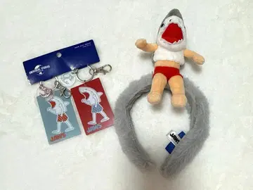 usj 머리띠 JAWS 상어 상어 인간 페어 키체인