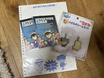 명탐정 코난 루즈 리프 & 메탈 참 & 메모장 세트