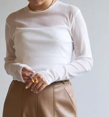 시어 튤 풀오버