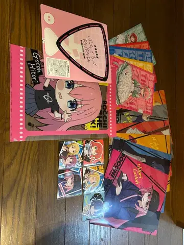 봇치 더 록 편의점 한정판 클리어 파일 마그넷 시트