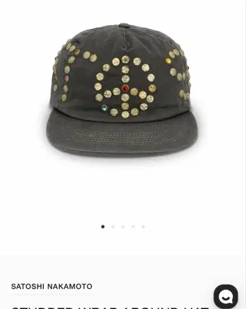 STUDDED WRAP AROUND HAT 캡