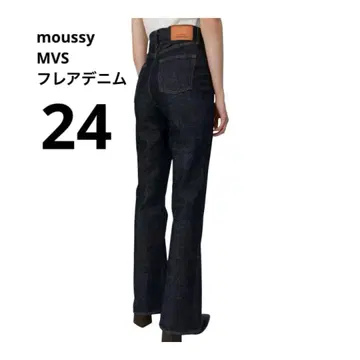 MOUSSY MVS FLARE 데님 플레어 24 새상품급