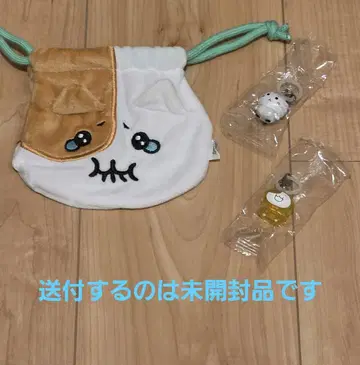 모치냐미 오카오 복조리 파우치 모치냐미 메지루시 액세서리 3종 세트