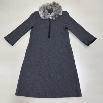 K.T KIYOKO TAKASE 7부 소매 원피스 그레이 XS