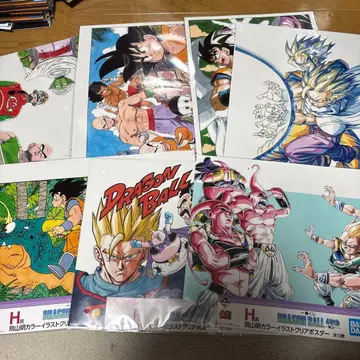 제일복권 드래곤볼 40th ~그 첫 번째~ H상 클리어 포스터 7종