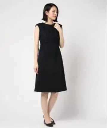 CELFORD 네이비 레이스 원피스 38