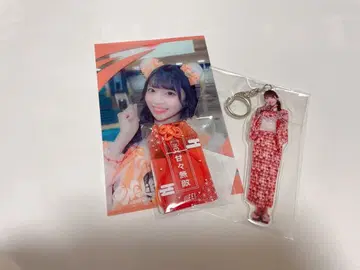 코구마마무 iLife ONLiFE! 복권 부적 아크릴 키링 클리어 카드
