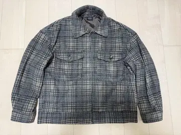 WEGO 체크 블루종 M 사이즈