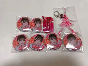 코코로하나 리리 iLife 온라인 복권 아크릴 키링 캔 배지 부적