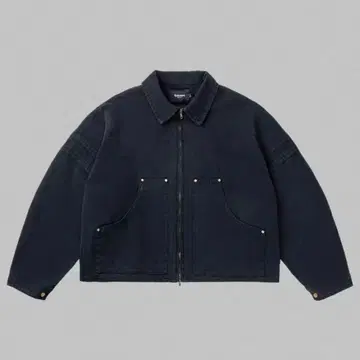 cropped jacket double zip HARRING BLACK