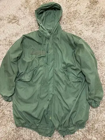 미군 실물 M65 모즈 코트 사이즈 M 라이너 포함 후드 커스텀 M51