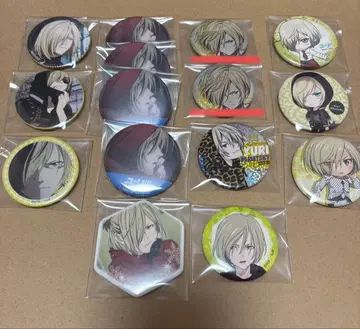 유리 온 아이스 유리!!! on ICE 캔뱃지 유리 프리세츠키