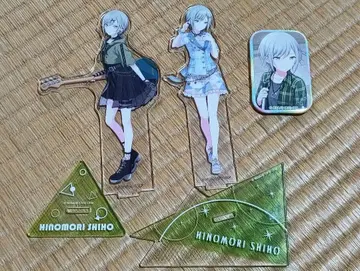 프로세카 히노모리 시호 아크릴 스탠드 2점 캔뱃지 세트