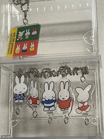 스튜디오 클립 미피 콜라보 70주년 아크릴 링크 참 6종 세트