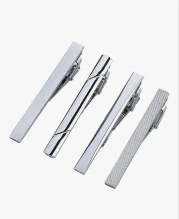 넥타이핀 세트 4개 남성용 넥타이핀 일상 업무 비즈니스