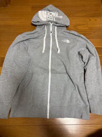THE NORTH FACE 그레이 후드 부착 후드티 L 사이즈