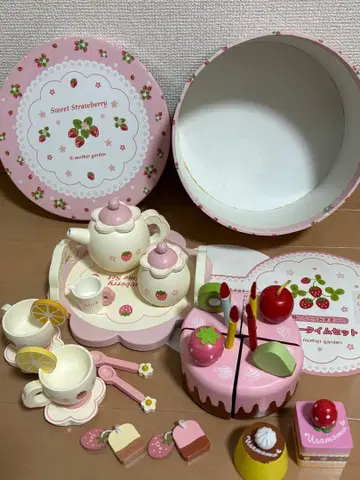 마더 가든 티타임 세트 케이크