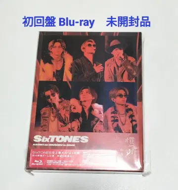 SixTONES 관성 법칙 in DOME 초회반 Blu-ray 미개봉품