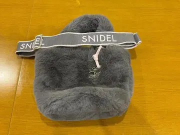 스나이델 에코 퍼백 snidel 온라인 한정 컬러