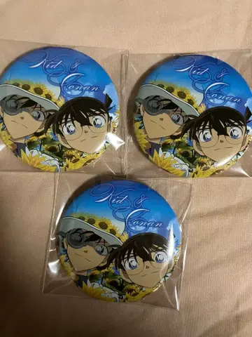 명탐정 코난 SEGA 캔뱃지 에도가와 코난 괴도 키드