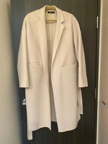 스터링 루어 울 리버 코트 아이보리